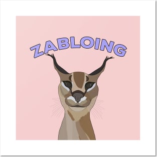 Zabloing Cat Meme Posters and Art